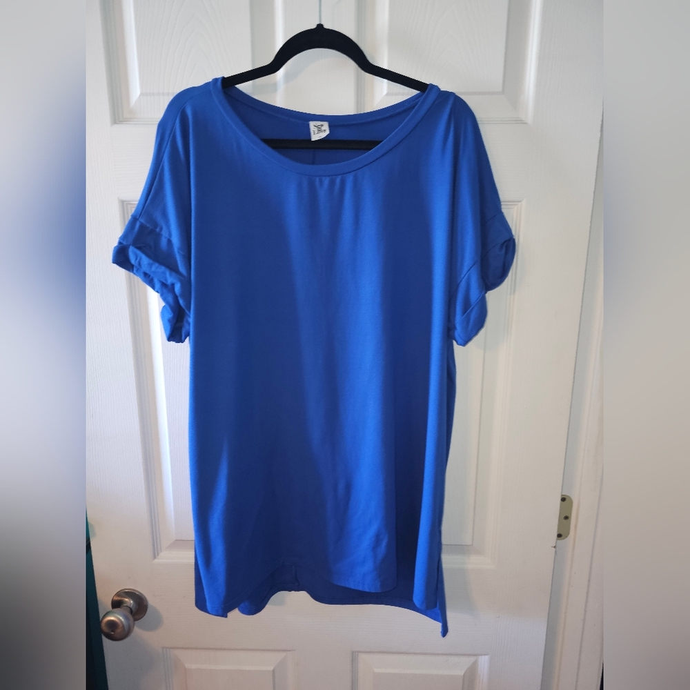 Women's XL Royal Blue Top Sew In Love